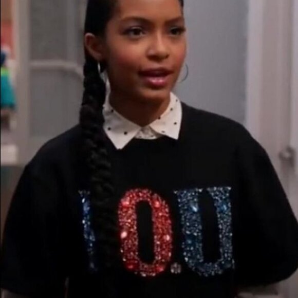 Opening Ceremony IOU Short Sleeve Sweatshirt Tee Size XS Bling Sequins Top Shirt - Picture 3 of 11